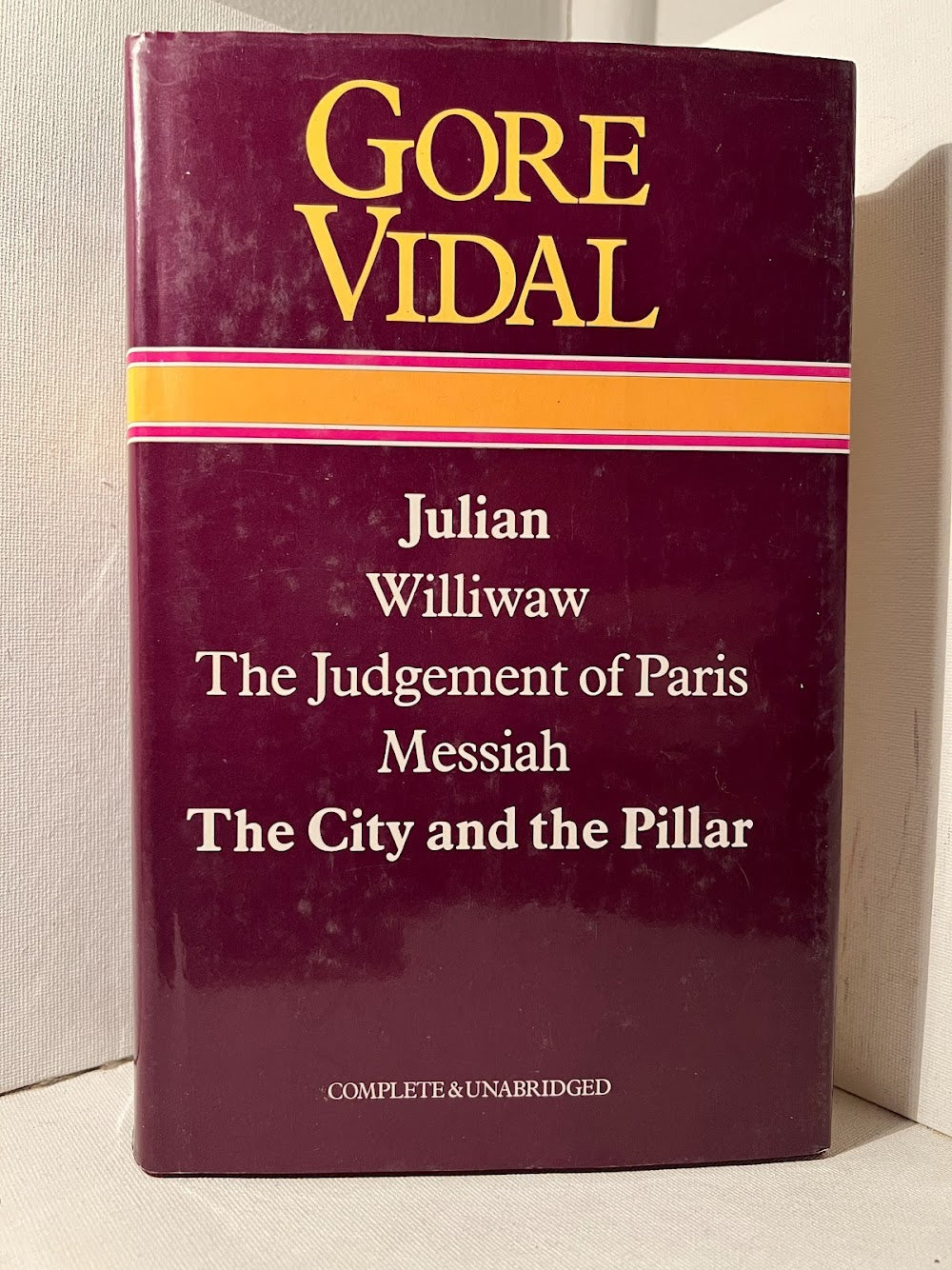 five novels by Gore Vidal