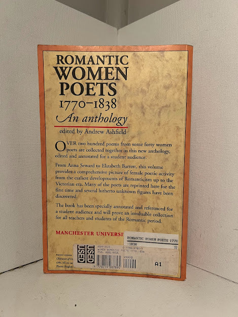 Romantic Women Poets 1770-1838