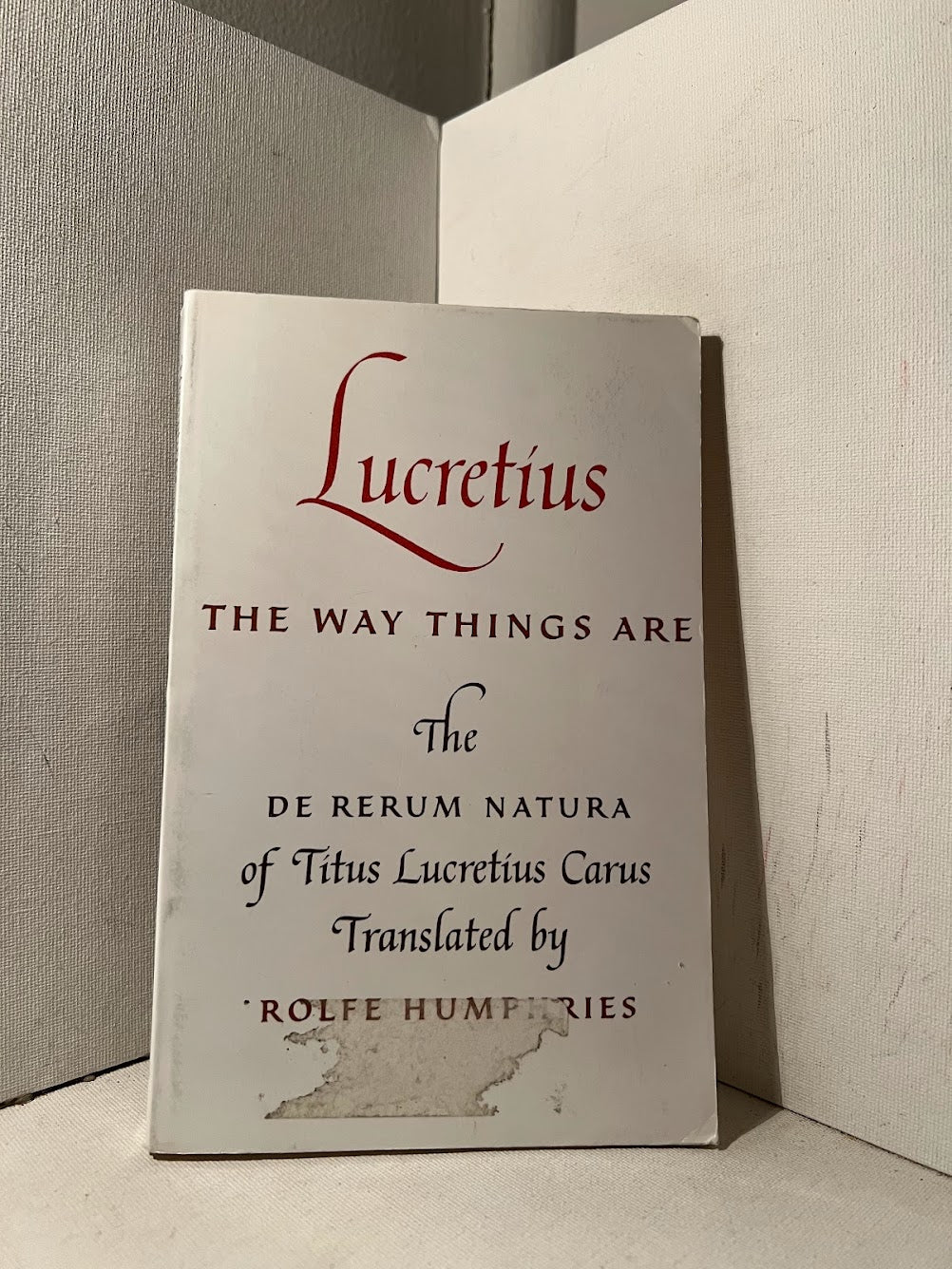 The Way Things Are by Lucretius