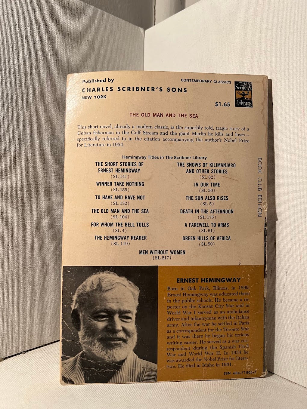 The Old Man and the Sea by Ernest Hemingway