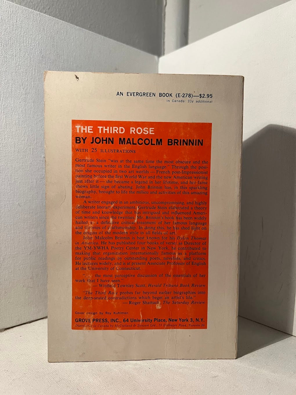 The Third Rose: Gertrude Stein and Her World by John Malcolm Brinnin