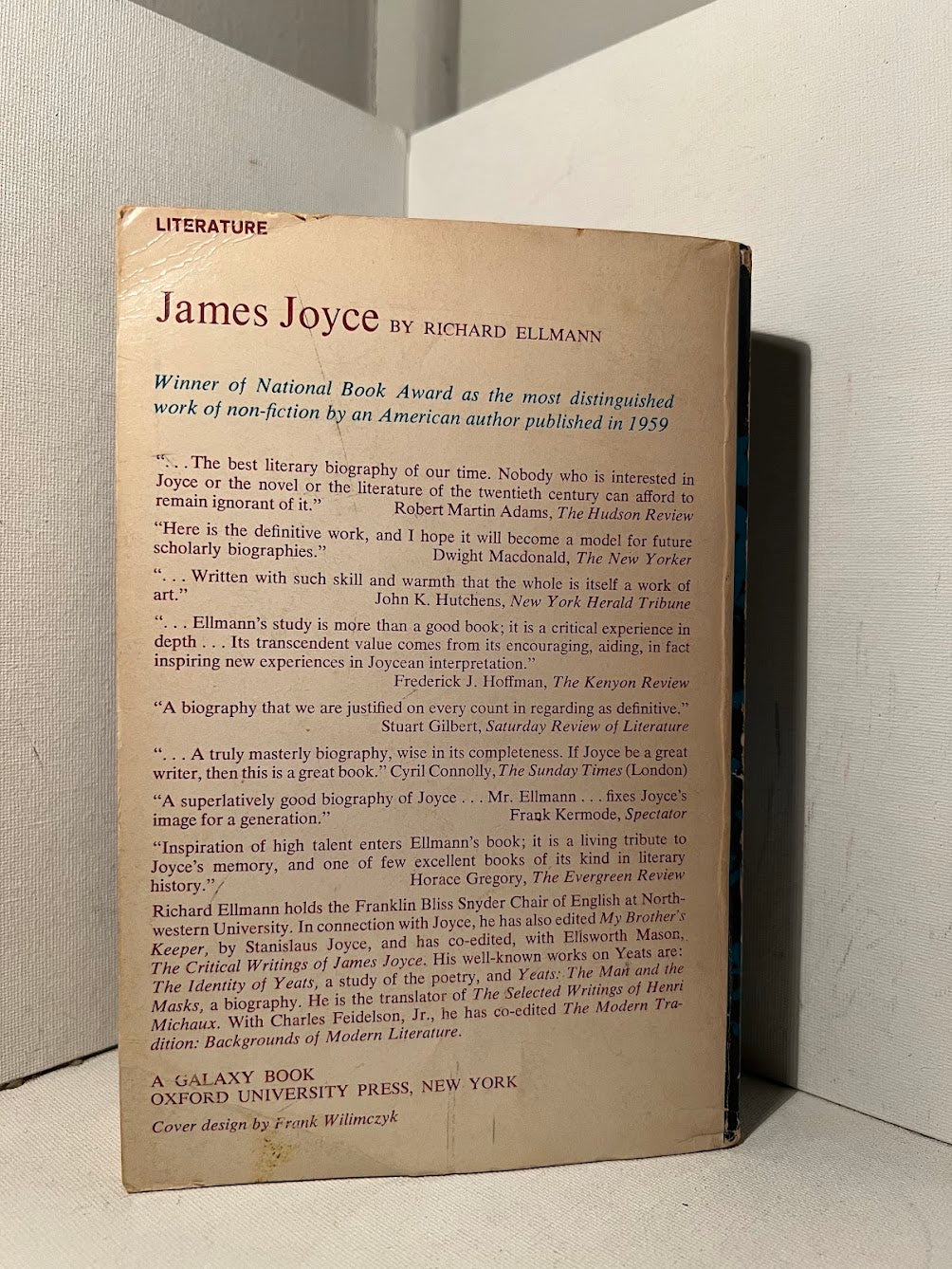 James Joyce by Richard Ellman