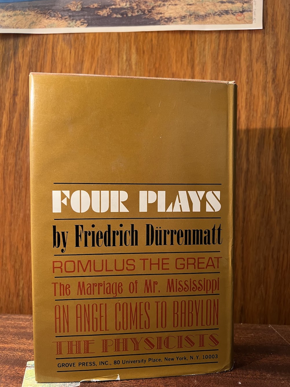 Four Plays by Friedrich Durrenmatt