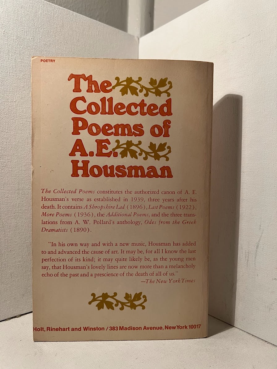 The Collected Poems of A.E. Housman