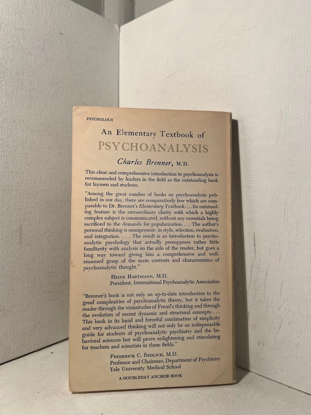 An Elementary Textbook of Psychoanalysis by Charles Brenner