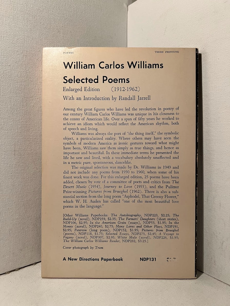 Selected Poems of William Carlos Williams