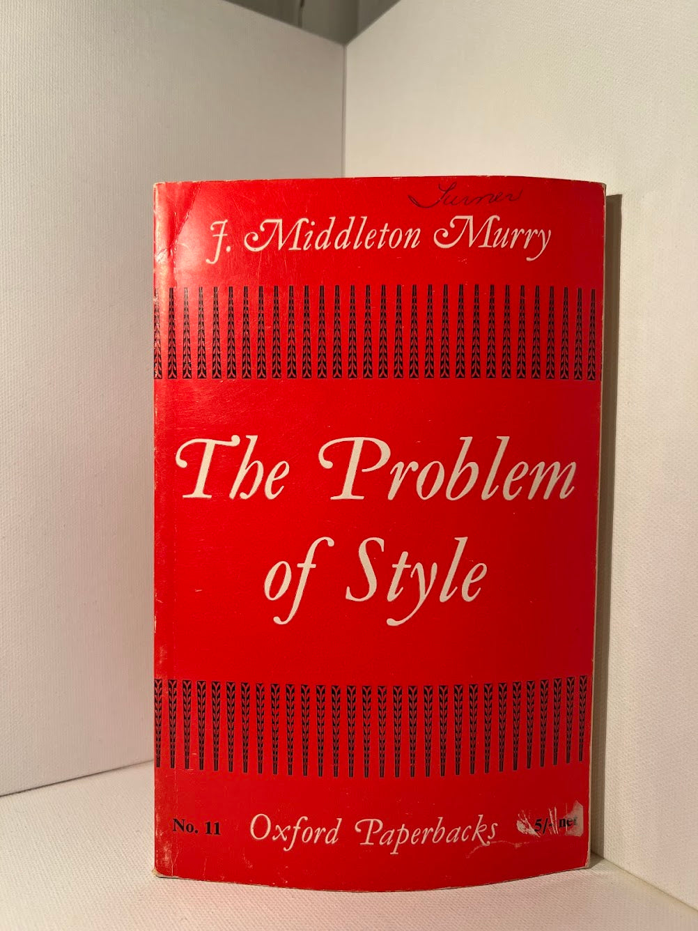 The Problem of Style by J. Middleton Murry