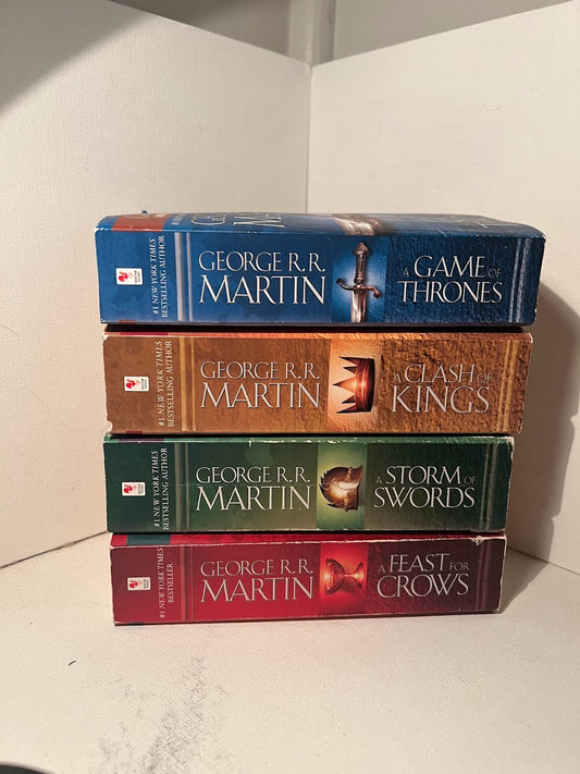 Game of Thrones books 1-4 by George R.R. Martin