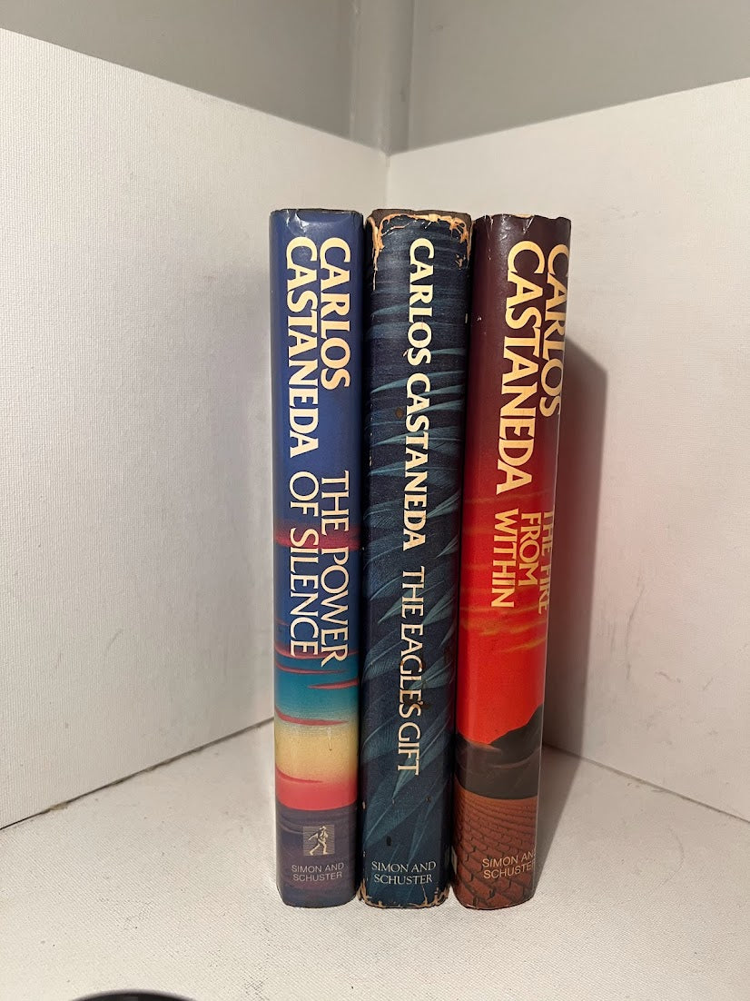 3 books by Carlos Castaneda