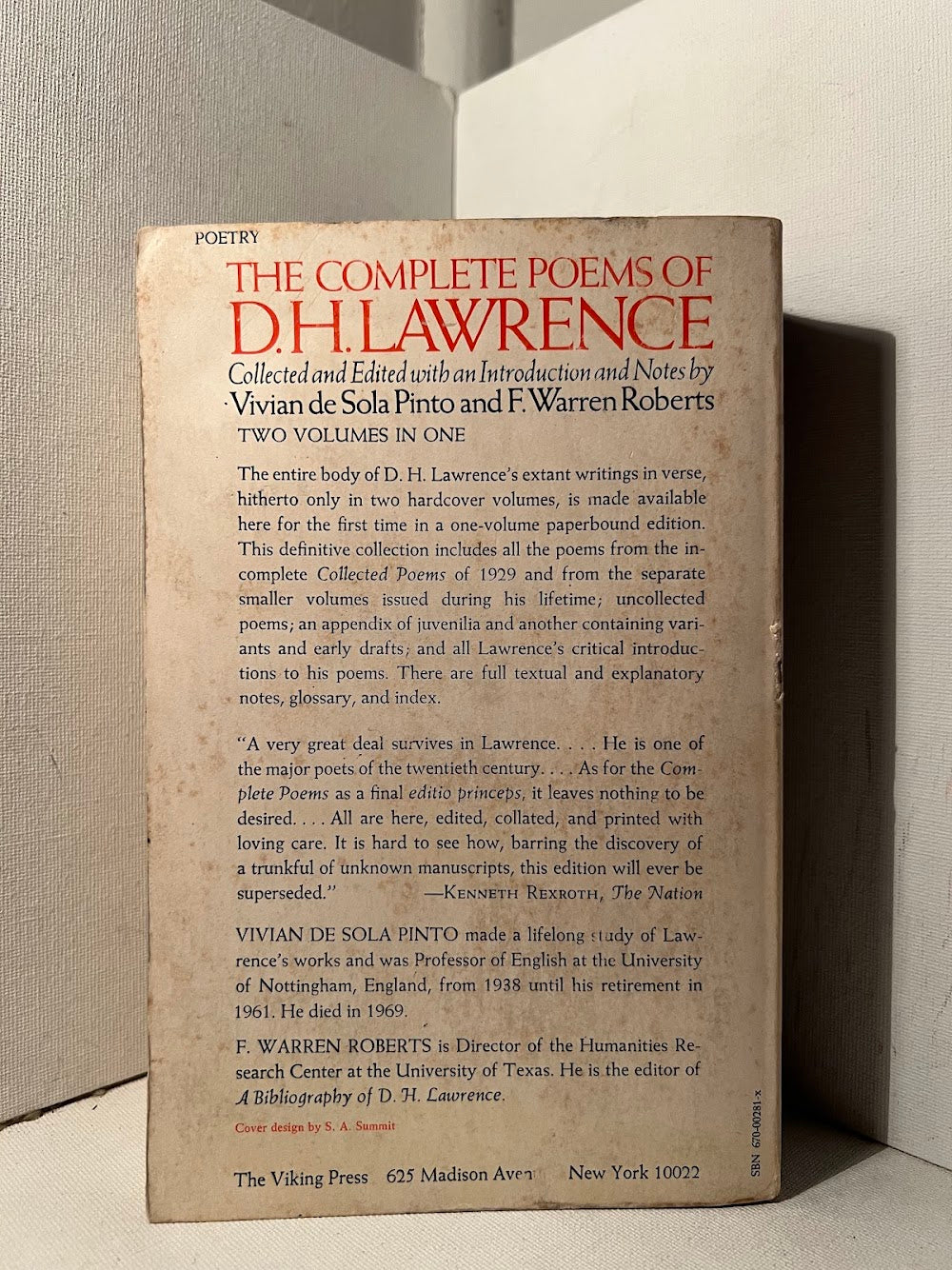 The Complete Poems of D.H. Lawrence