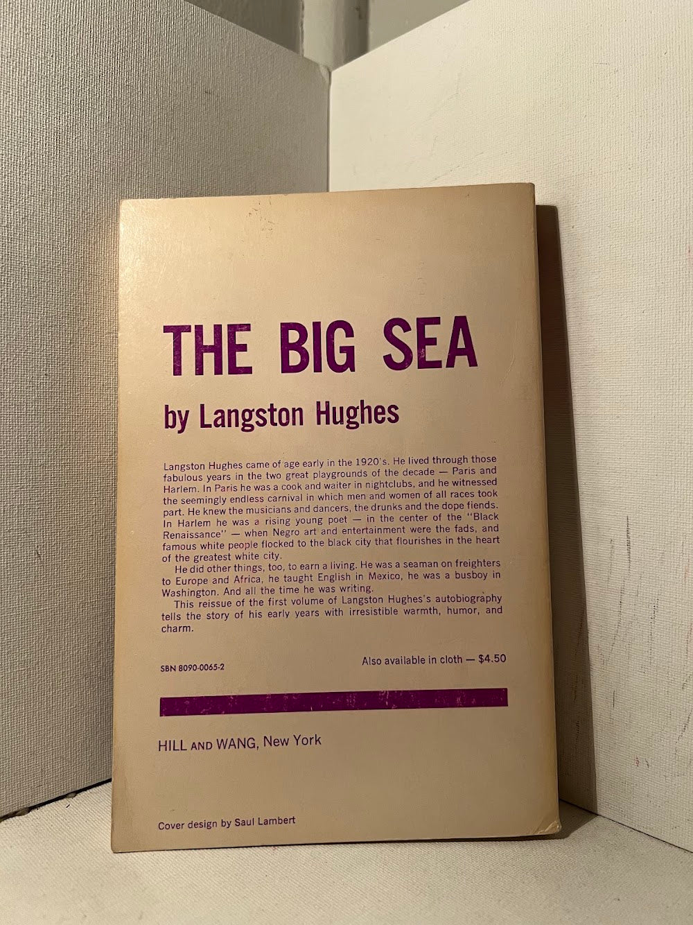 The Big Sea: An Autobiography by Langston Hughes