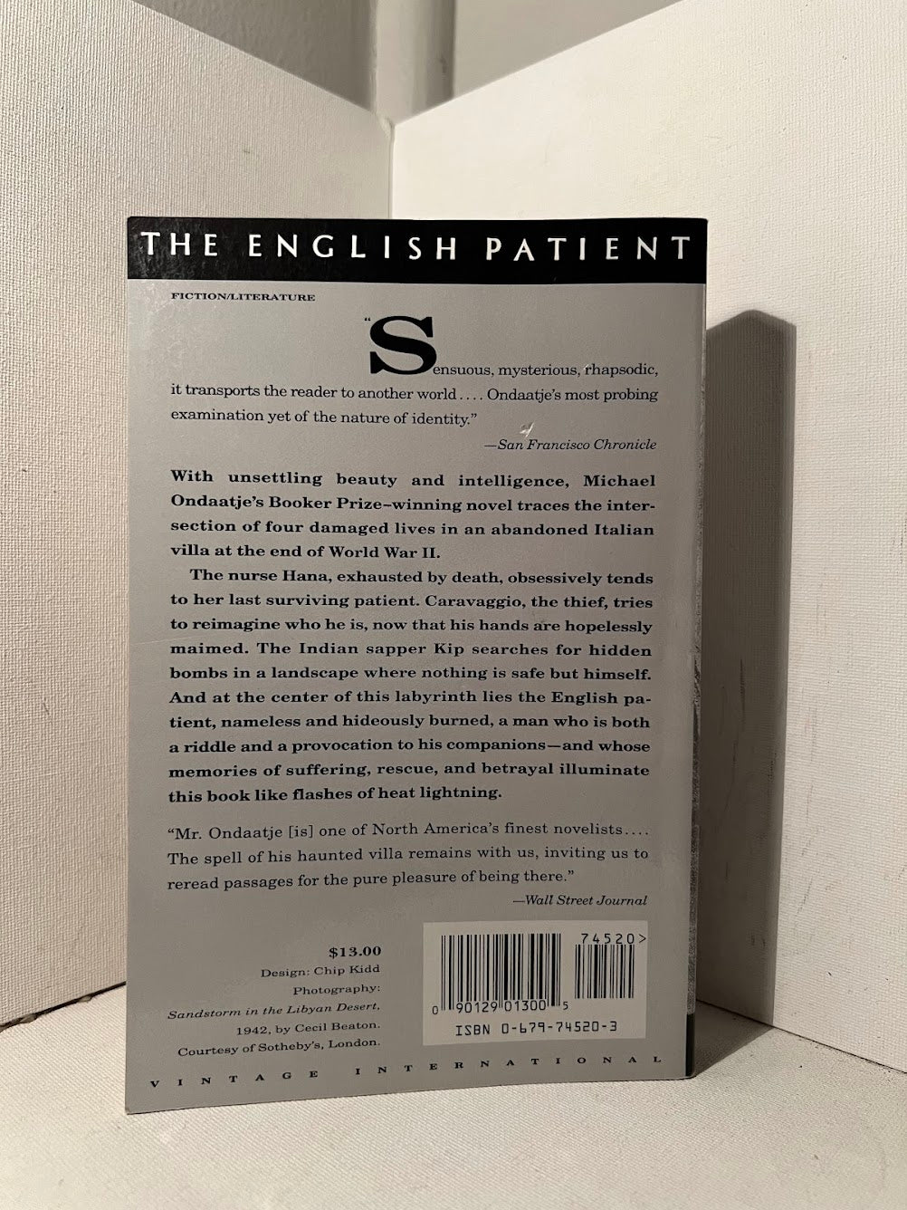 The English Patient by Michael Ondaatje