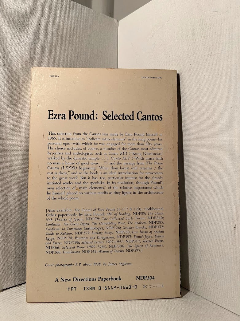 Selected Cantos by Ezra Pound