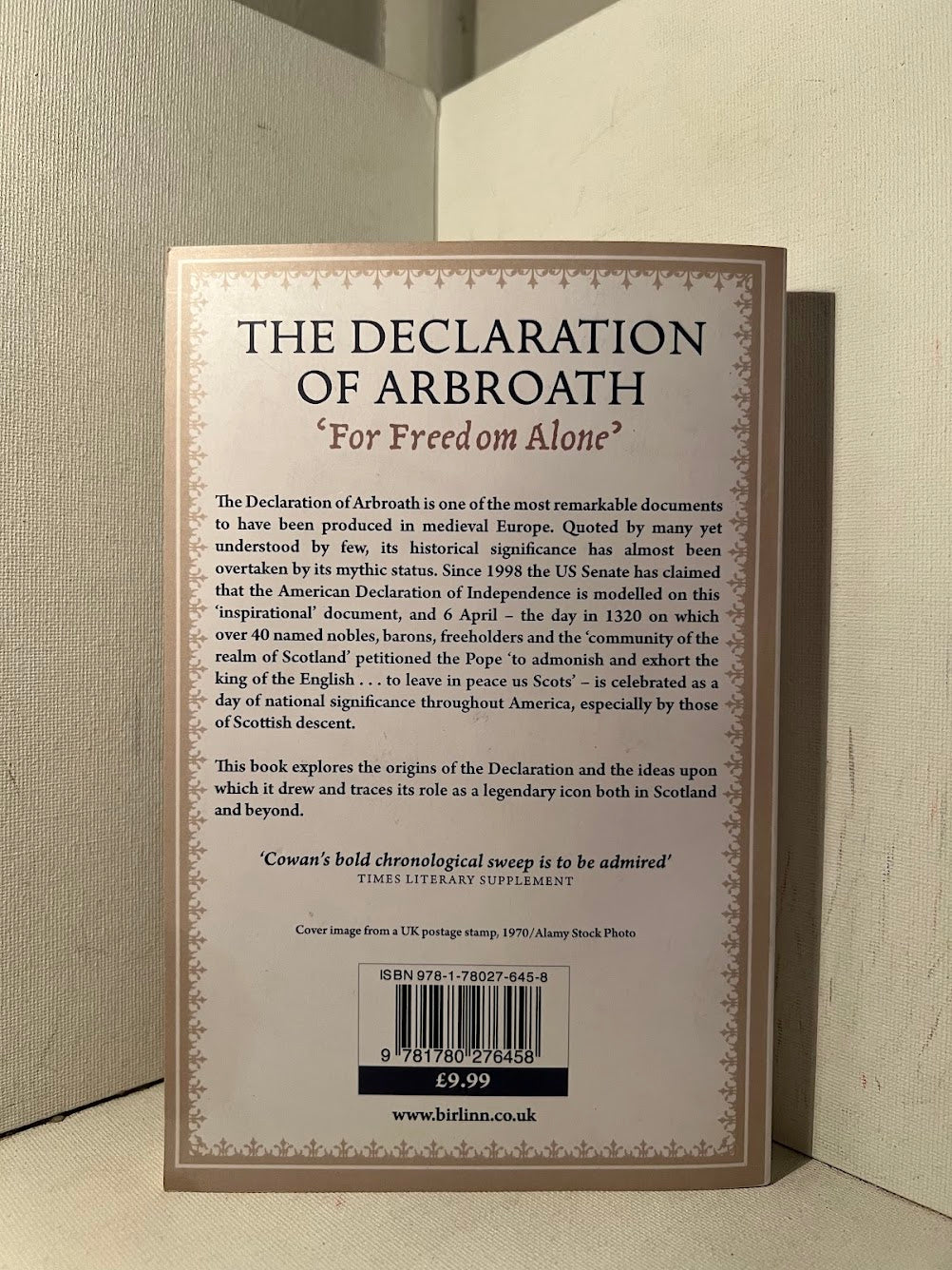 The Declaration of Arbroath by Edward J. Cowan