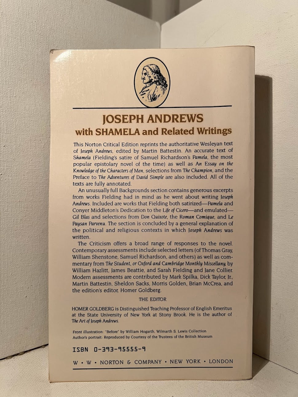 Joseph Andrews with Shamela and Related Writings by Henry Fielding