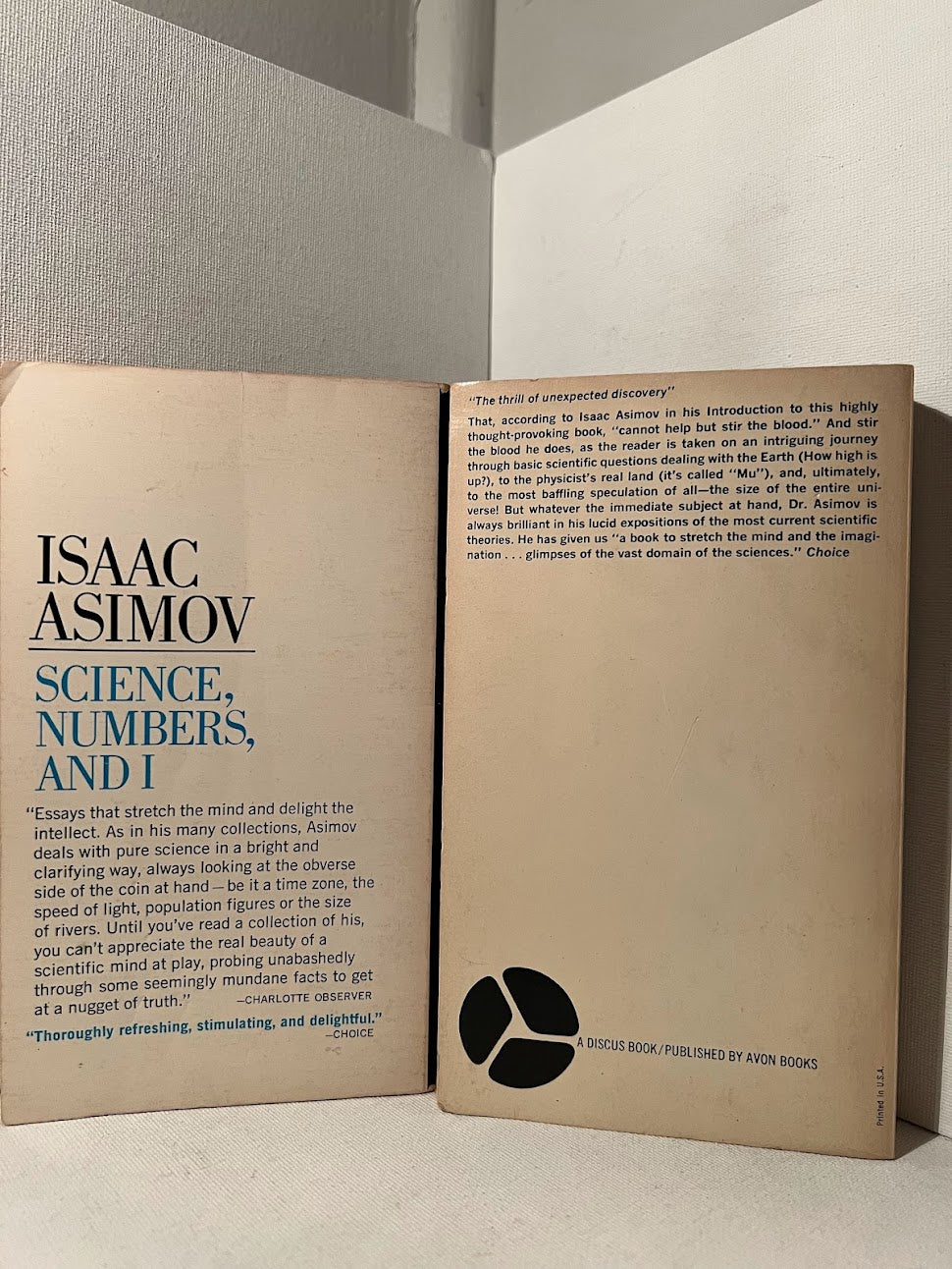 Science, Numbers and I & From Earth to Heaven by Isaac Asimov
