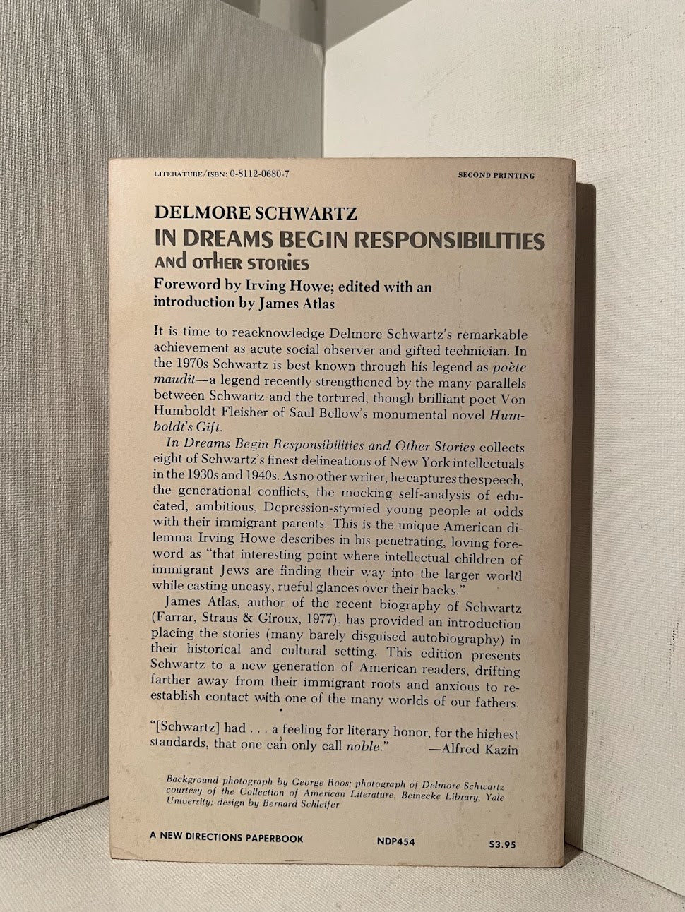 In Dreams Begin Responsibilities by Delmore Schwartz