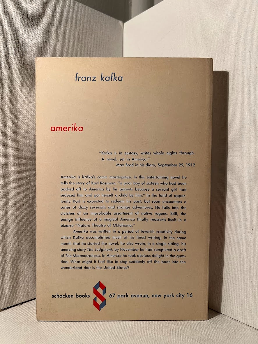 Amerika by Franz Kafka