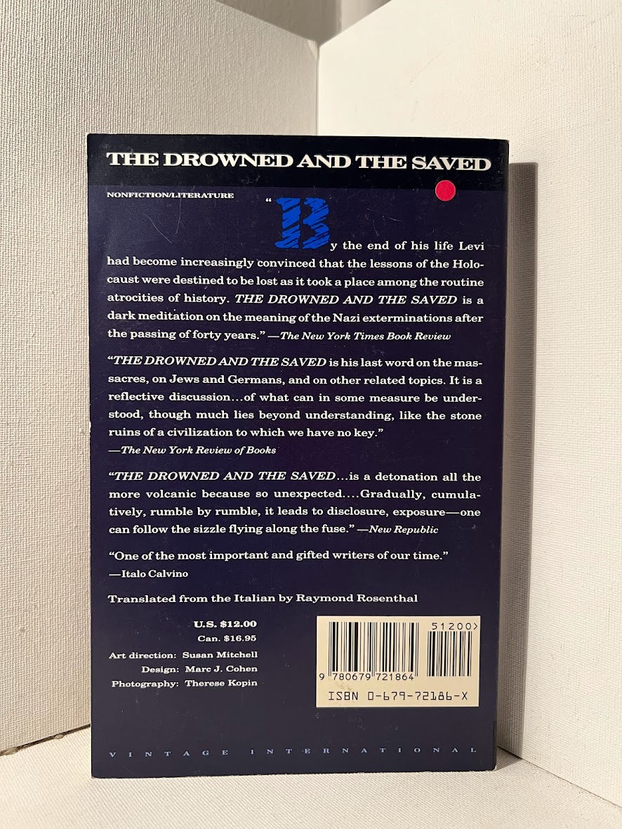 The Drowned and the Saved by Primo Levi