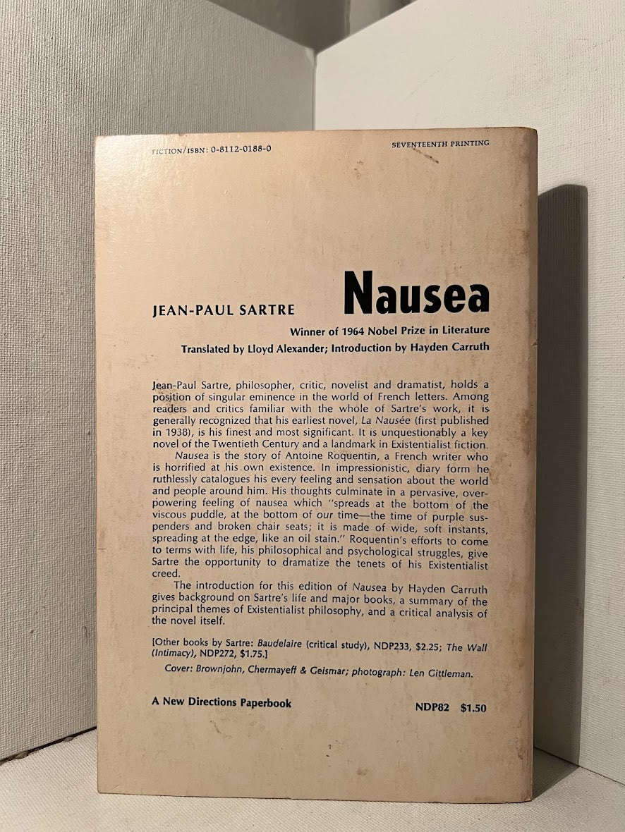 Nausea by Jean-Paul Sartre