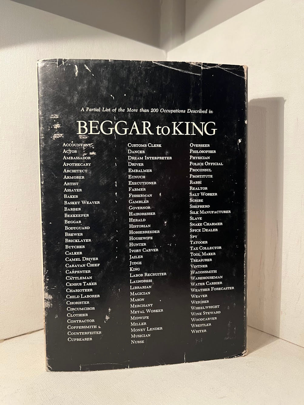 Beggar to King - All the Occupations of Biblical Times by Walter Duckat