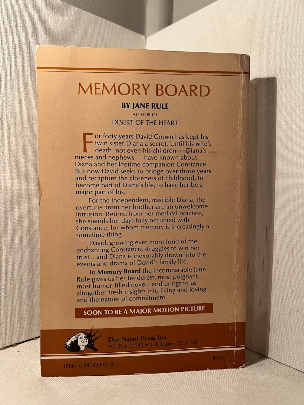 Memory Board by Jane Rule