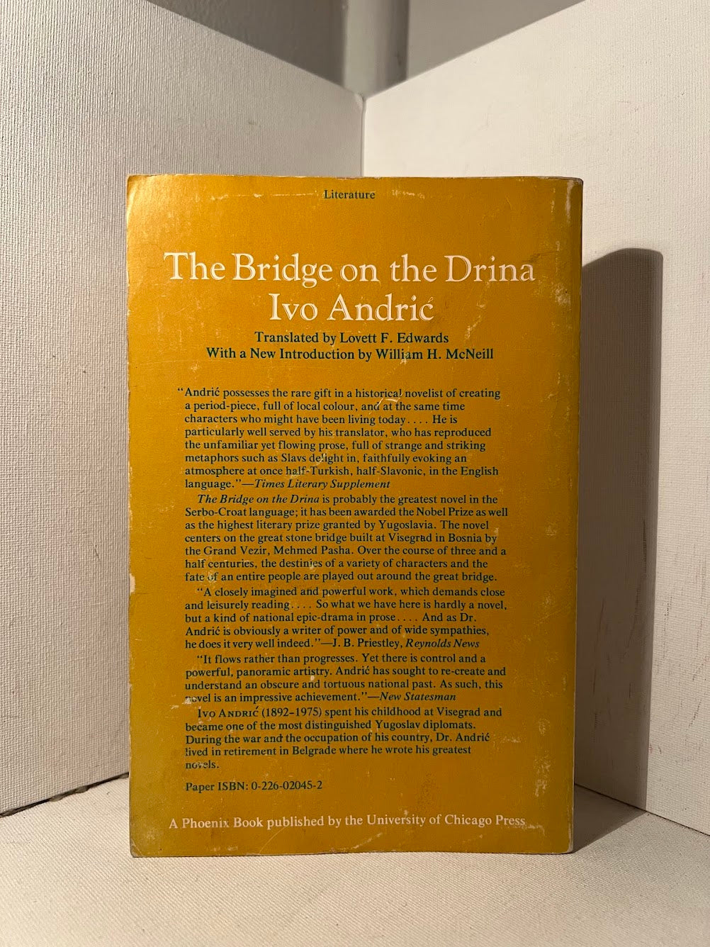 The Bridge on the Drina by Ivo Andric