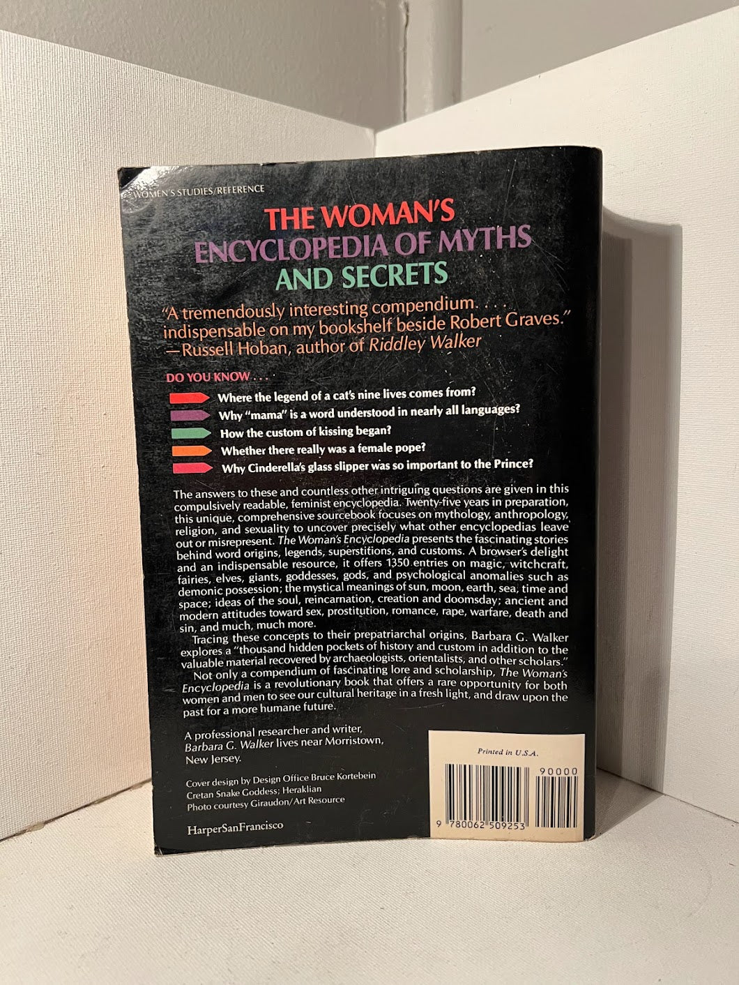 The Woman's Encyclopedia of Myths and Secrets by Barbara G. Walker