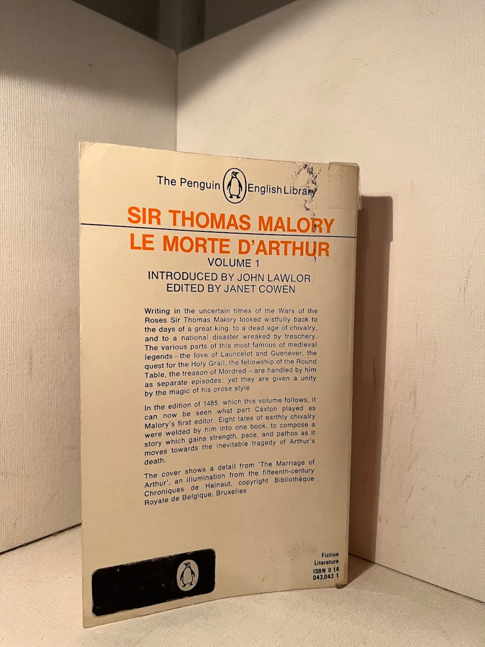 Le Morte D'Arthur by Sir Thomas Malory (vol 1)