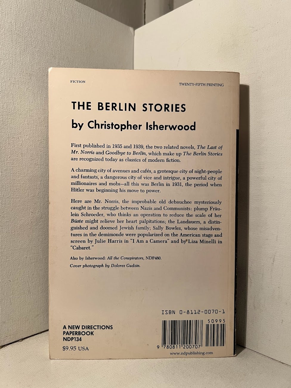 The Berlin Stories by Christopher Isherwood