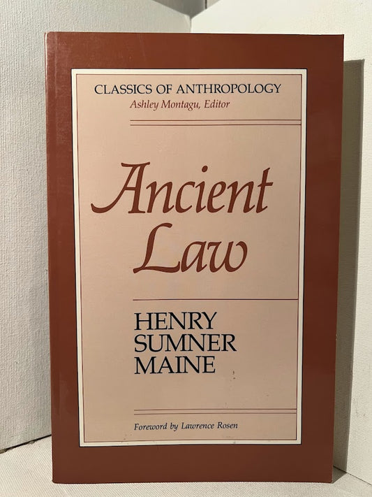Ancient Law by Henry Sumner Maine