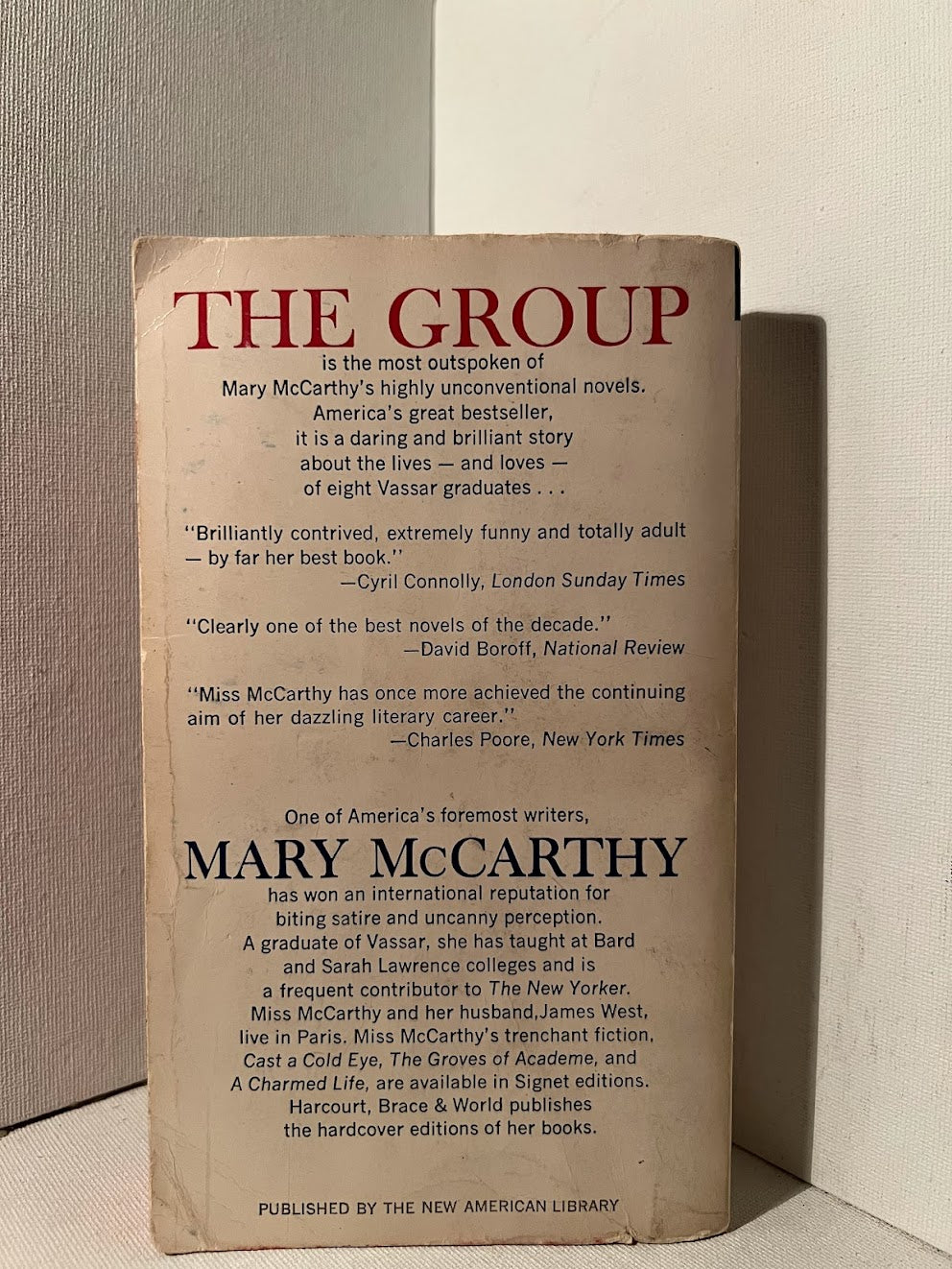 The Group by Mary McCarthy