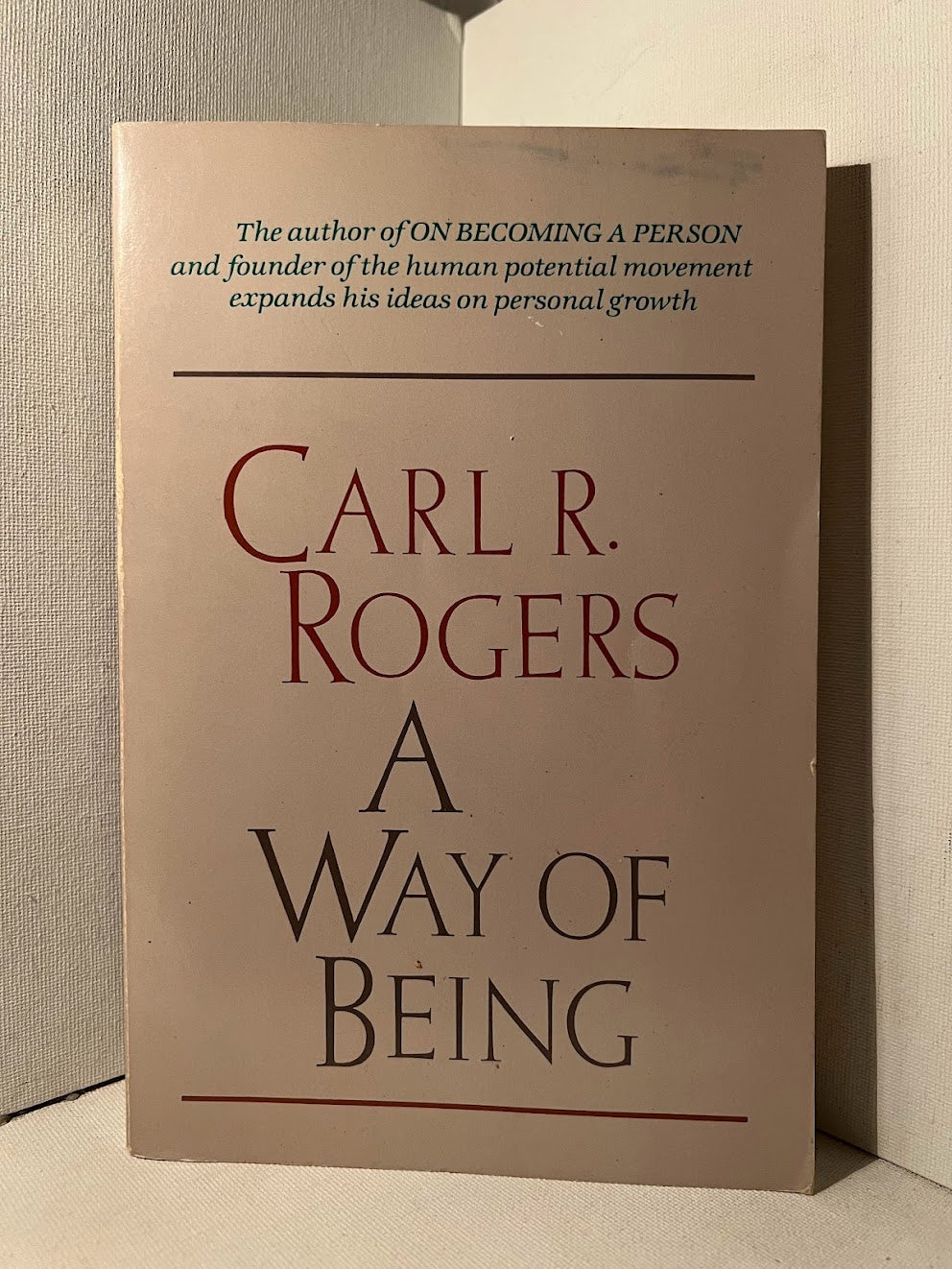A Way of Being by Carl R. Rogers