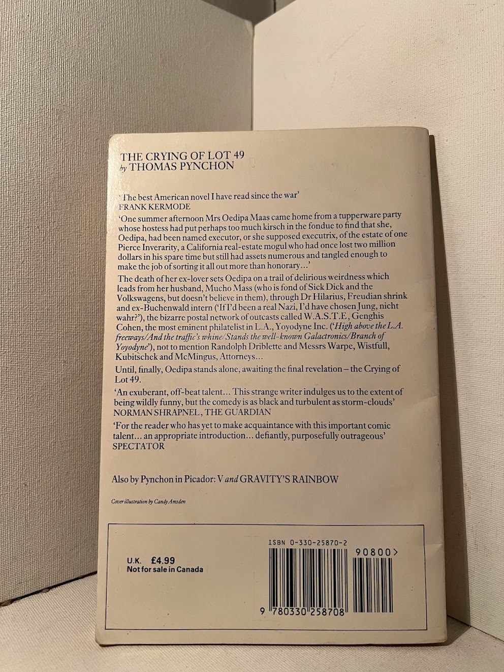 The Crying of Lot 49 by Thomas Pynchon