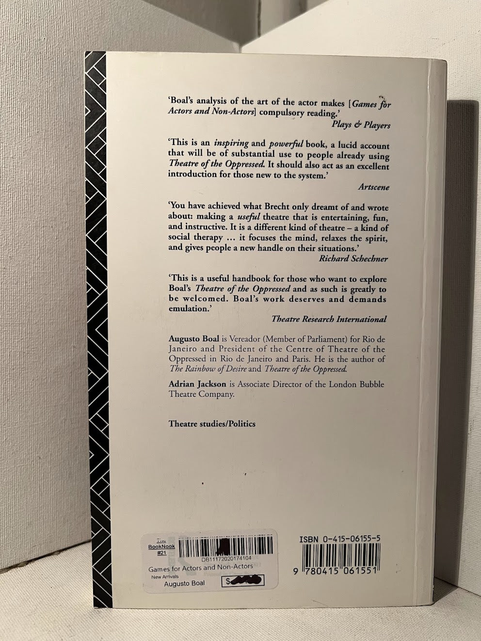 Games for Actors and Non-Actors by Augusto Boal