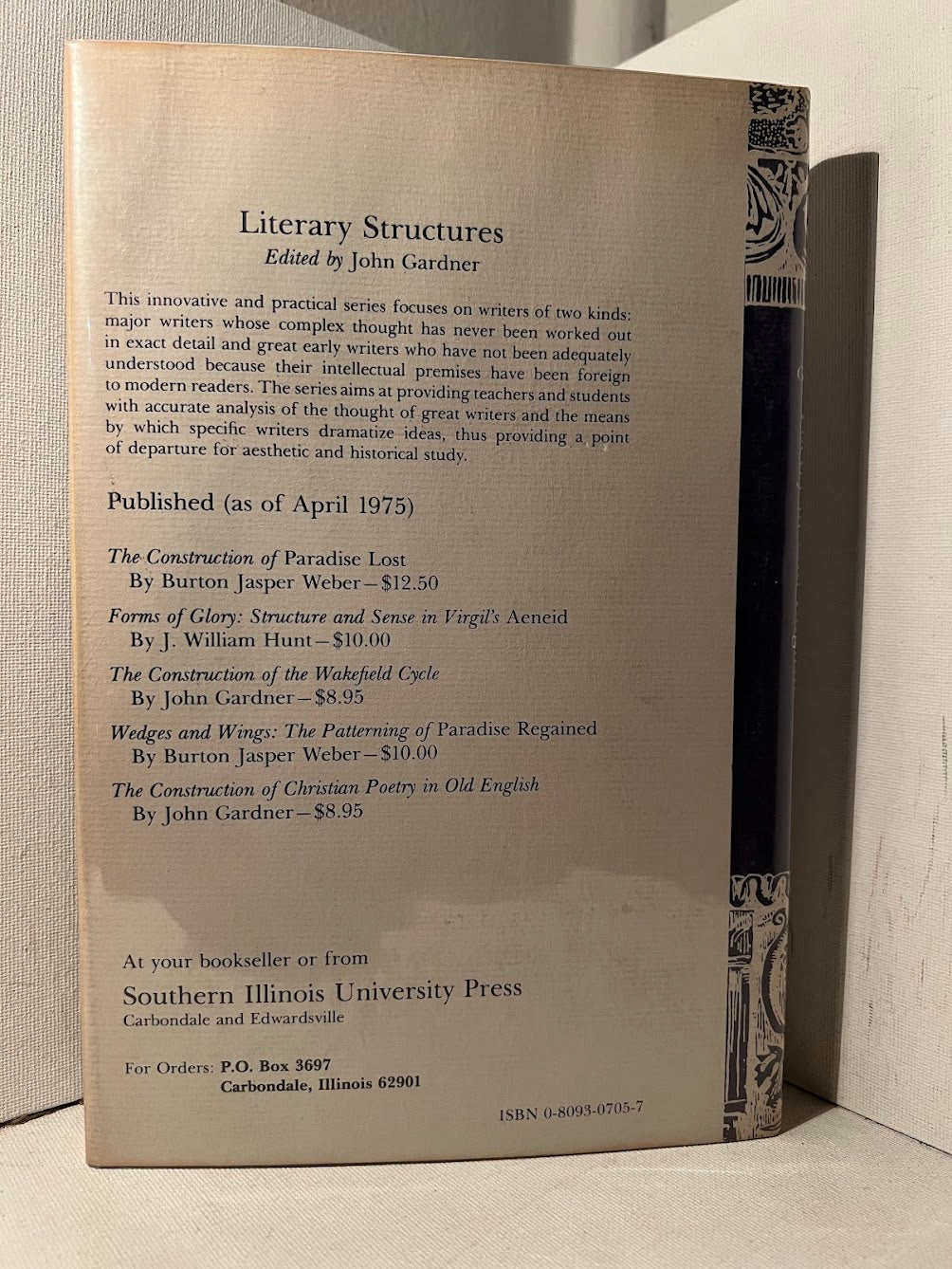 The Construction of Christian Poetry in Old English by John Gardner