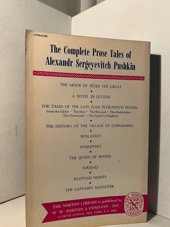 The Complete Prose Tales of Alexandr Sergeyevitch Pushkin