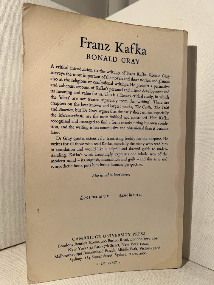 Franz Kafka by Ronald Gray