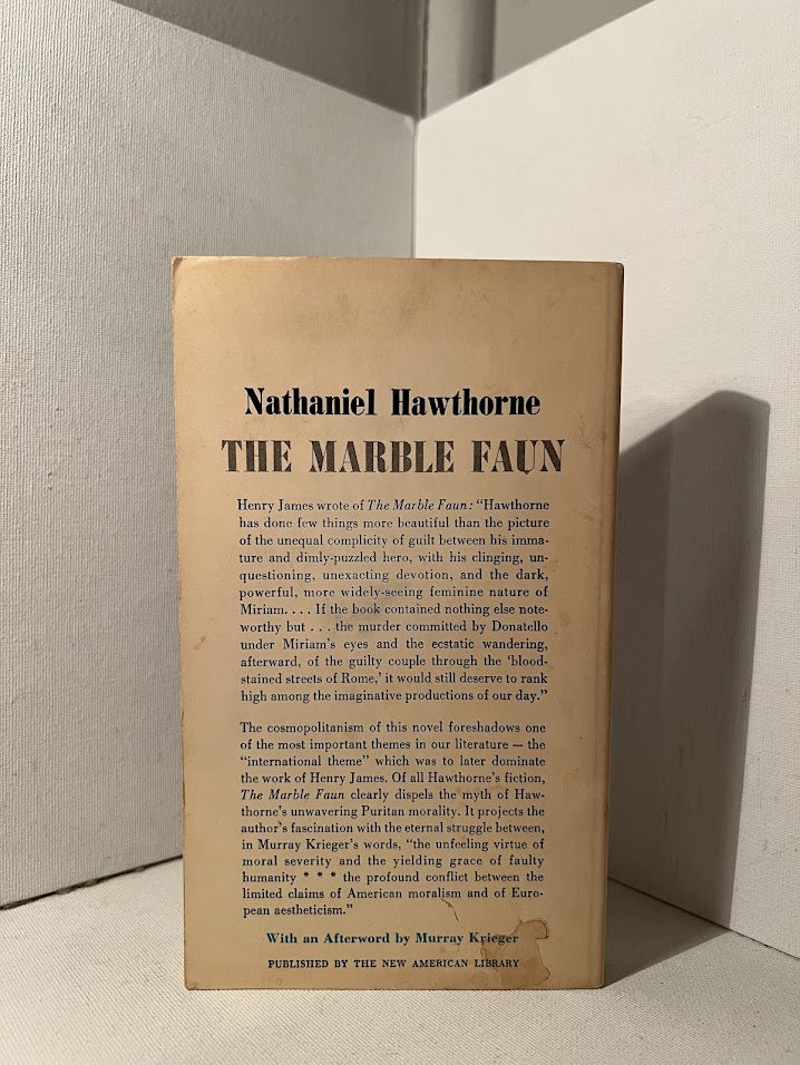 The Marble Faun by Nathaniel Hawthorne