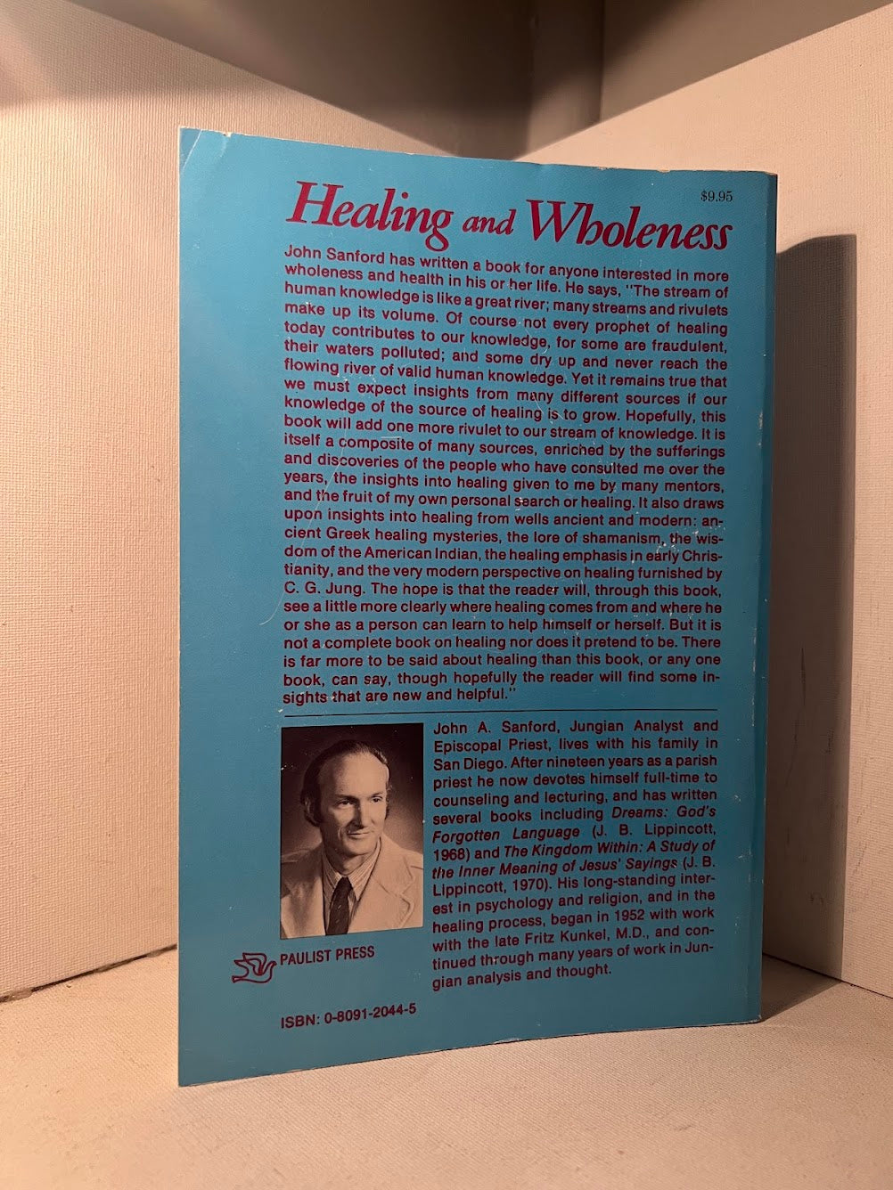 Healing and Wholeness by John A. Sanford