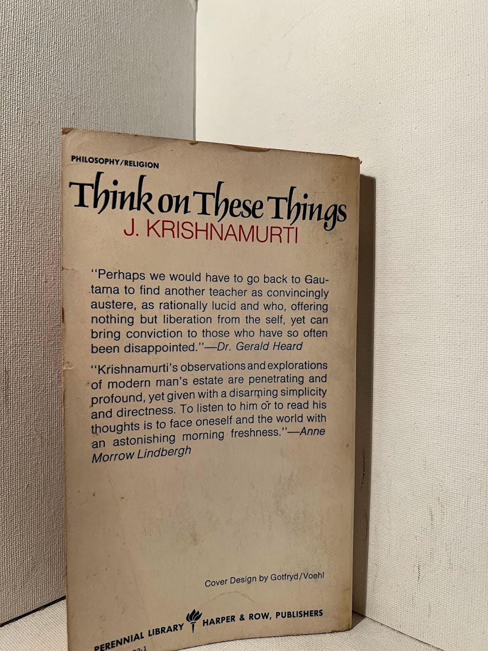 Think on These Things by J. Krishnamurti