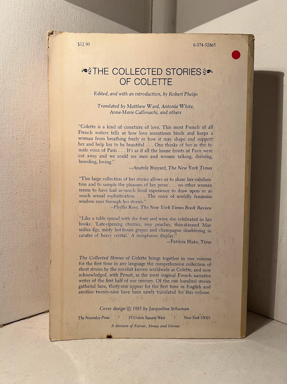 The Collected Stories of Colette