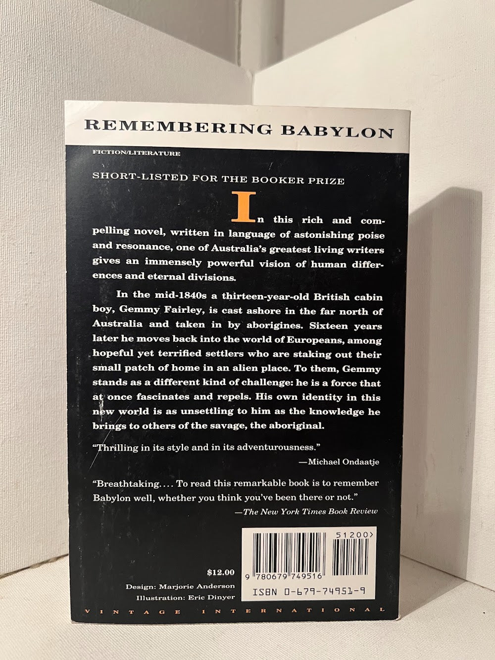 Remembering Babylon by David Malouf