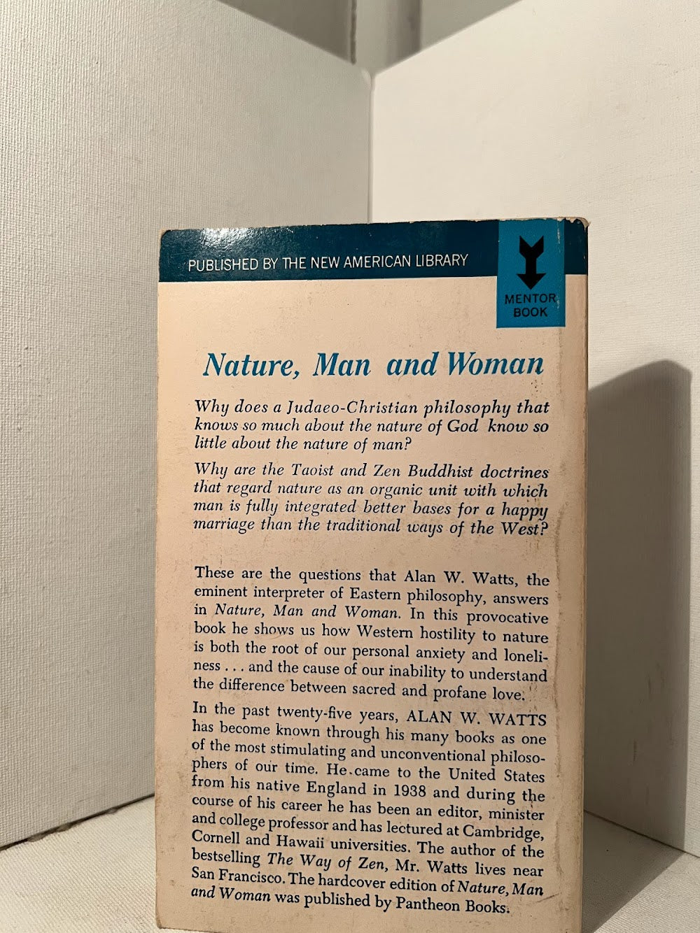 Nature, Man and Woman by Alan Watts