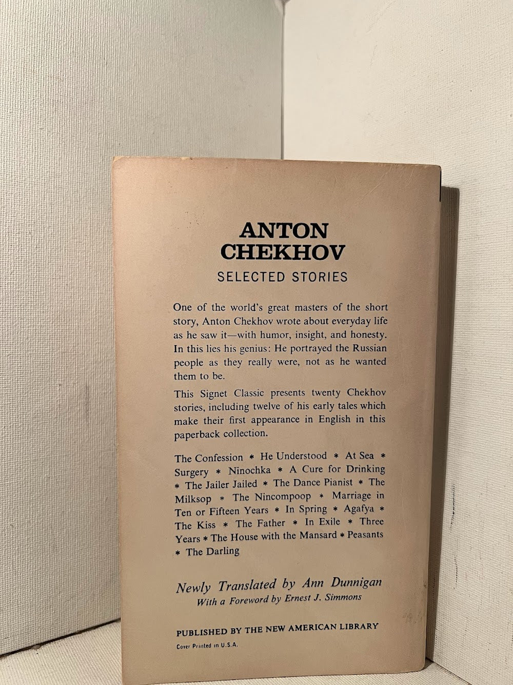 Selected Stories by Anton Chekhov