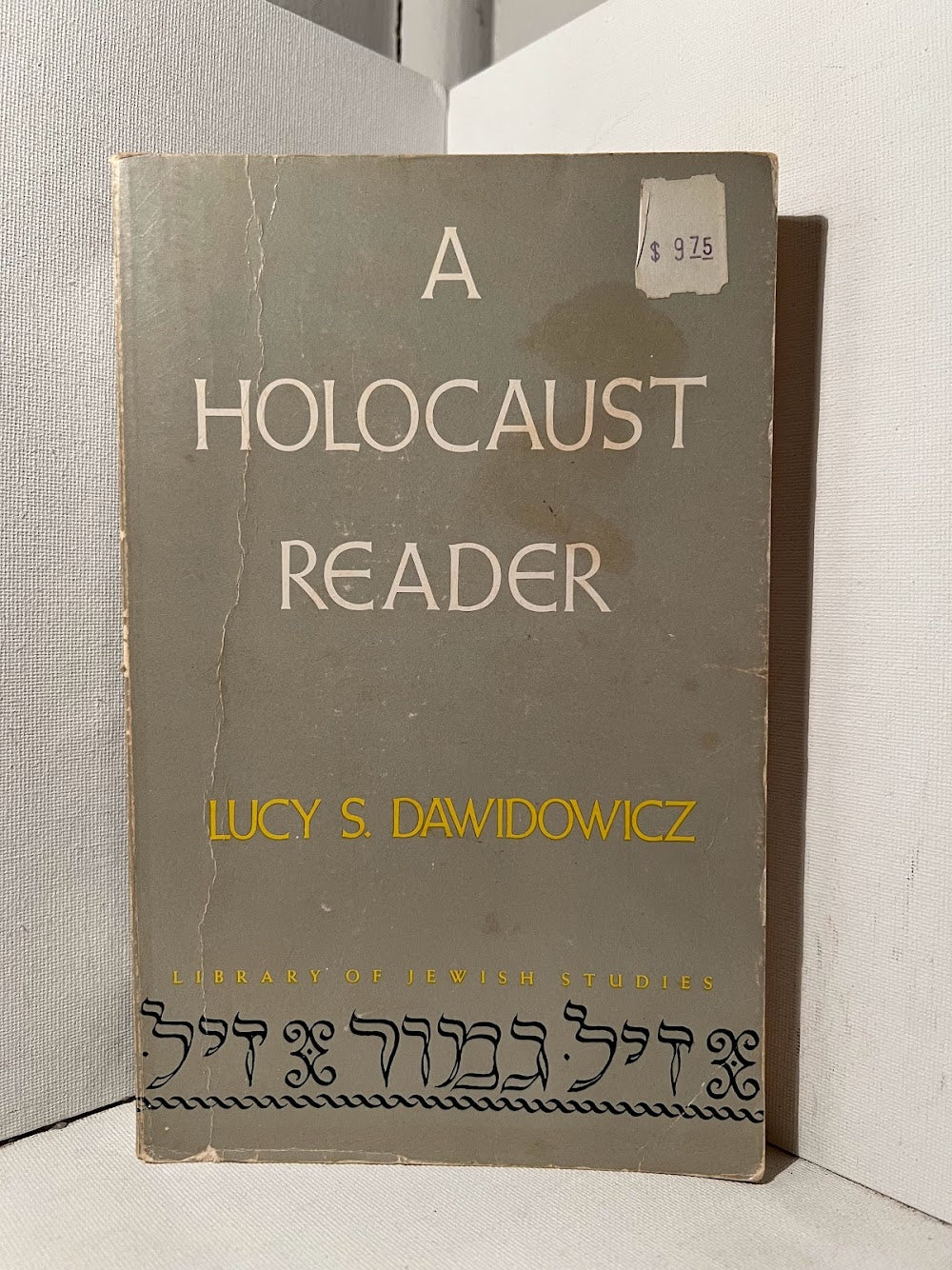 A Holocaust Reader by Lucy S. Dawidowicz