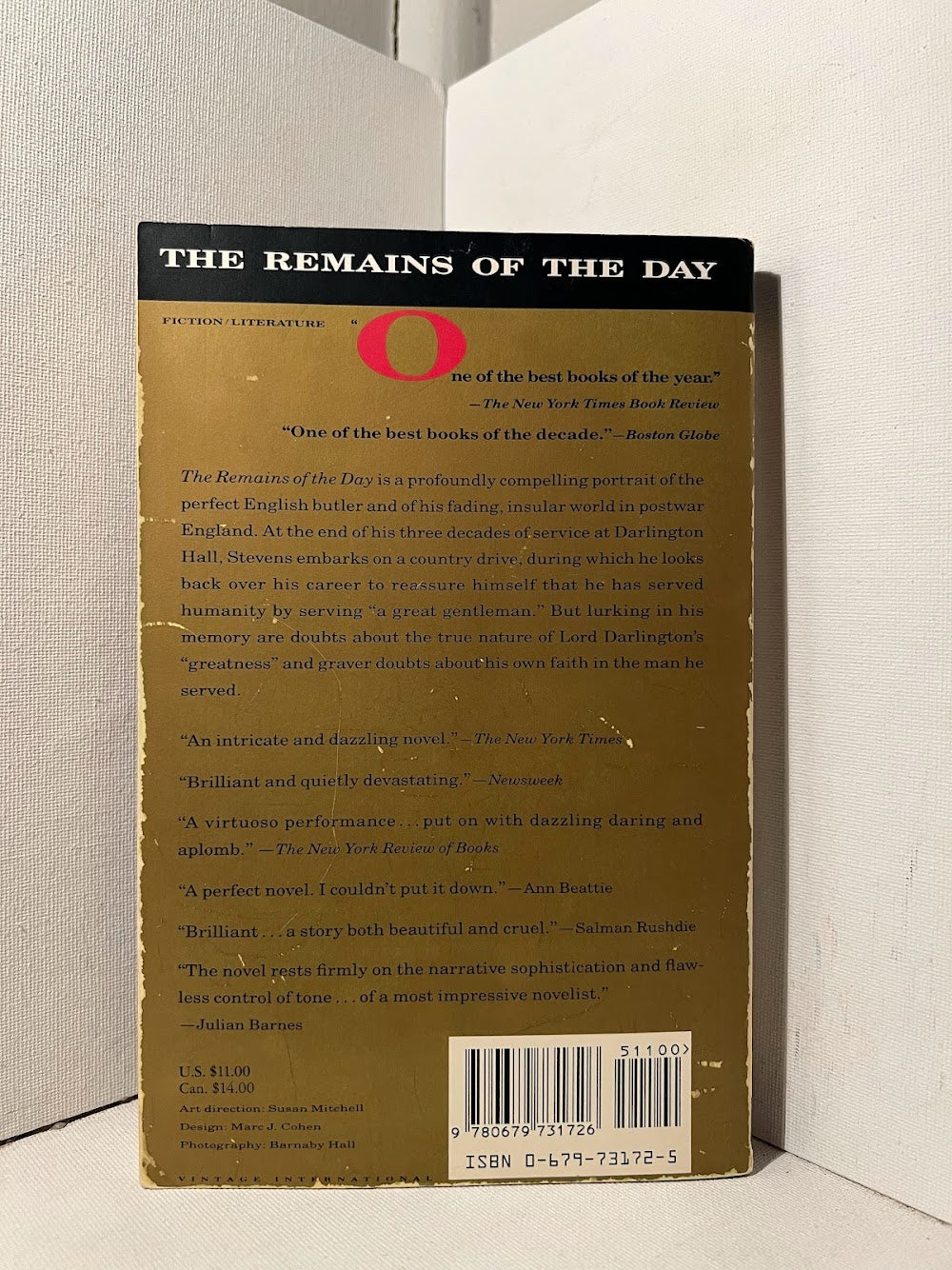 The Remains of the Day by Kazuo Ishiguro