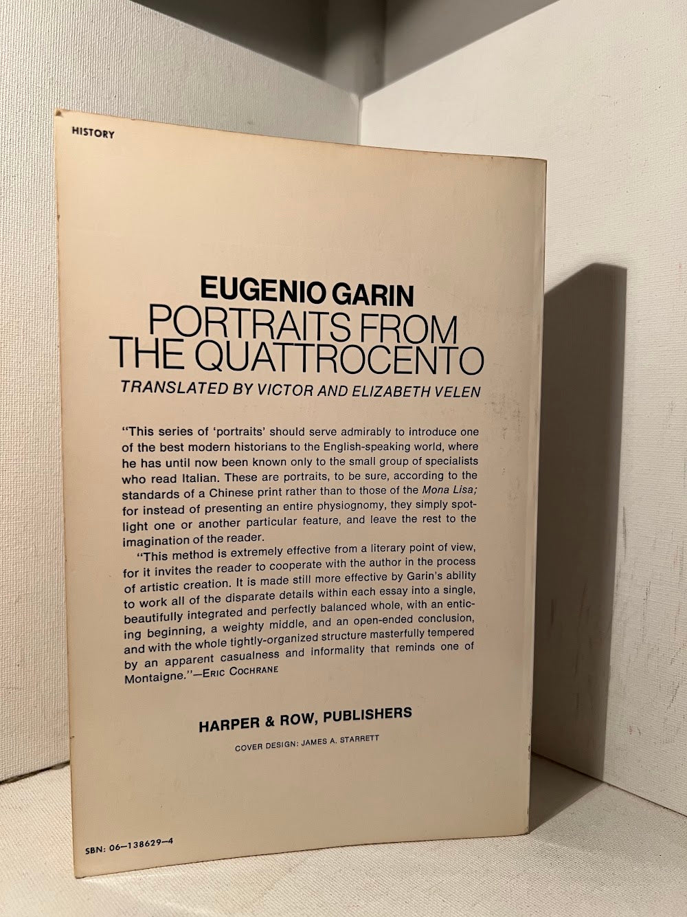 Portraits from the Quattrocento by Eugenio Garin