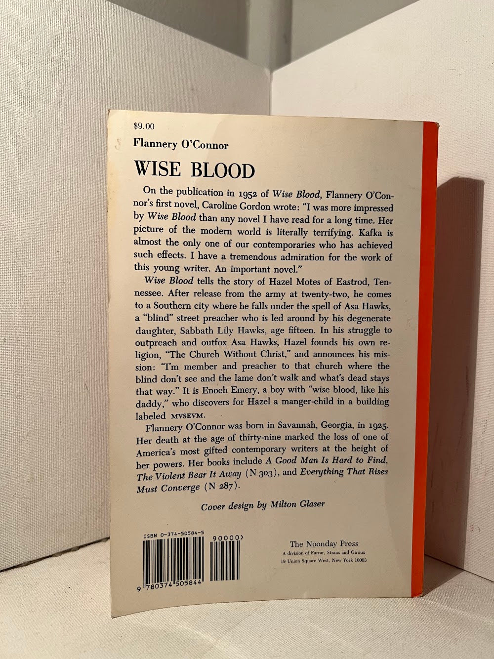 Wise Blood by Flannery O'Connor