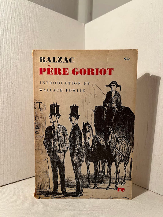 Pere Goriot by Balzac